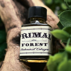 PRIMAL FOREST Artisan Natural Cologne / vegan / Forest Cologne |\ vegan gift |\ unique gift |\ Perfect gift for him |\ gift for boyfriend