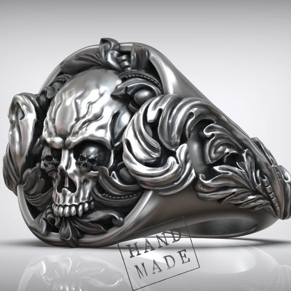 【完全オリジナル】スカルキーチェーン　ハンドメイド　シルバー925 完全オリジナル】スカルキーチェーン ハンドメイド シルバー925 キー