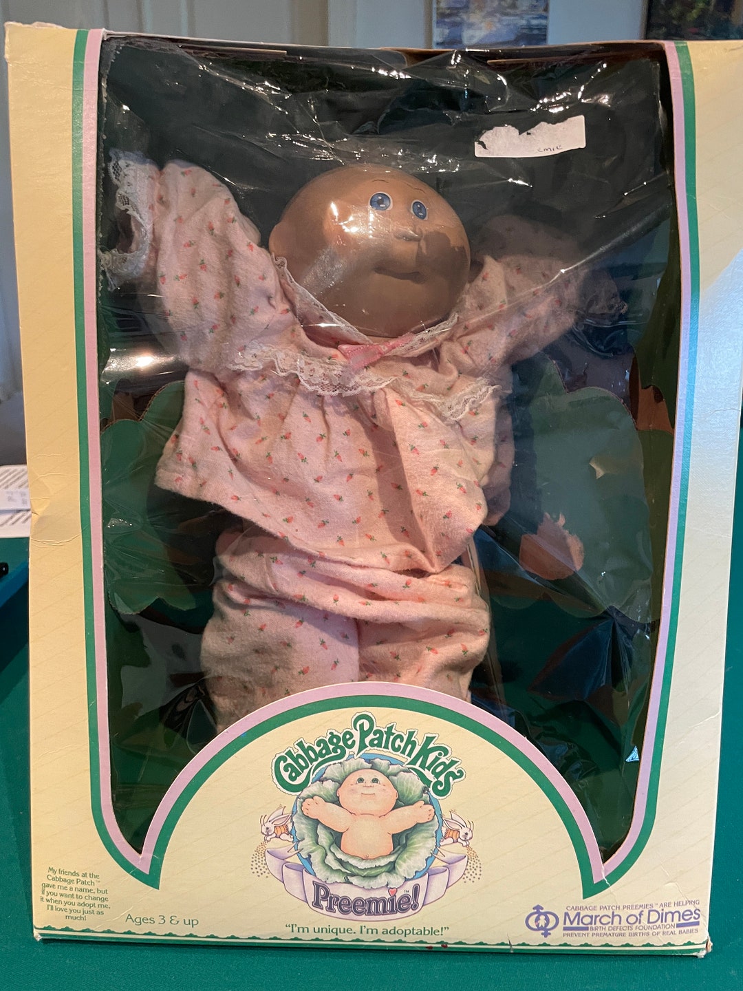 1985 Coleco Preemie Cabbage Patch Doll in Box Etsy