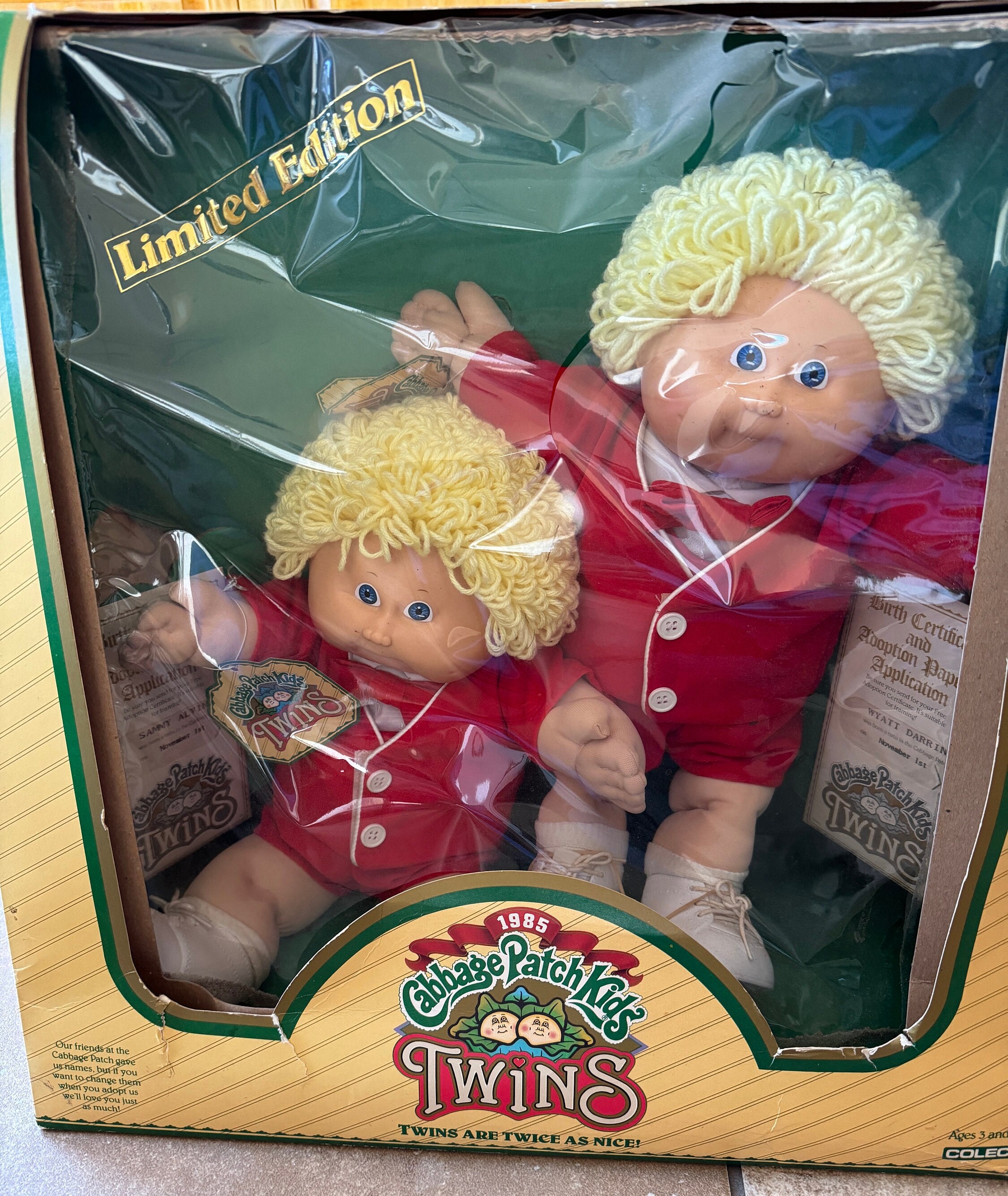 RARE 1985 Cabbage Patch Twins in Original Box Etsy