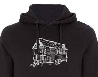 XS Tiny House Unisex Hoodie Organic Fair Wear