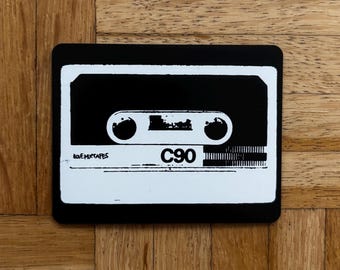 Retro C90 Mixtape Magnet | 80s 90s Nostalgia Decor