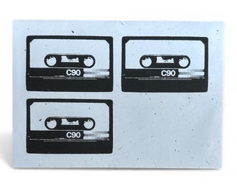 C6 Envelope | Cassette Tape Design