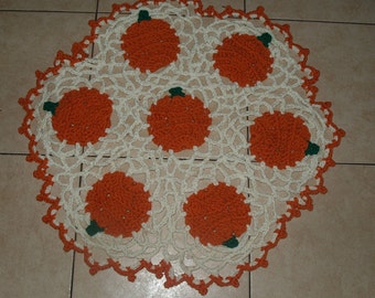 Pumpkin Patch Rug Crochet Pattern