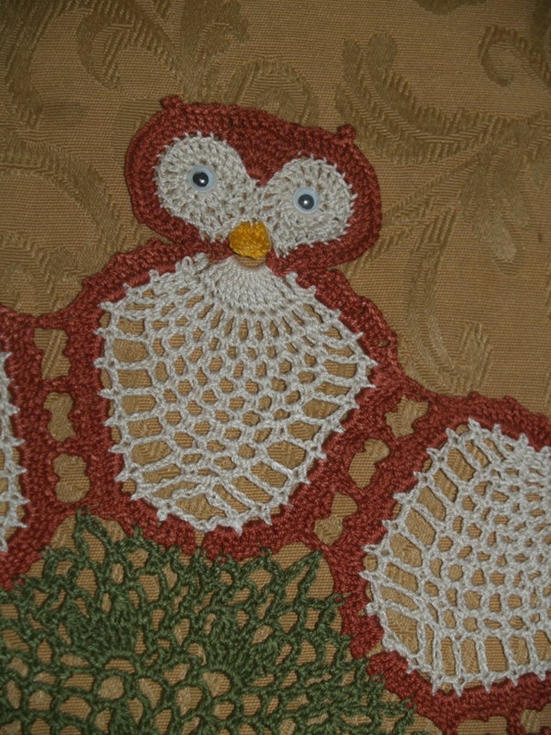 Crochet Larger Owl - Owls Doily Pattern - Etsy