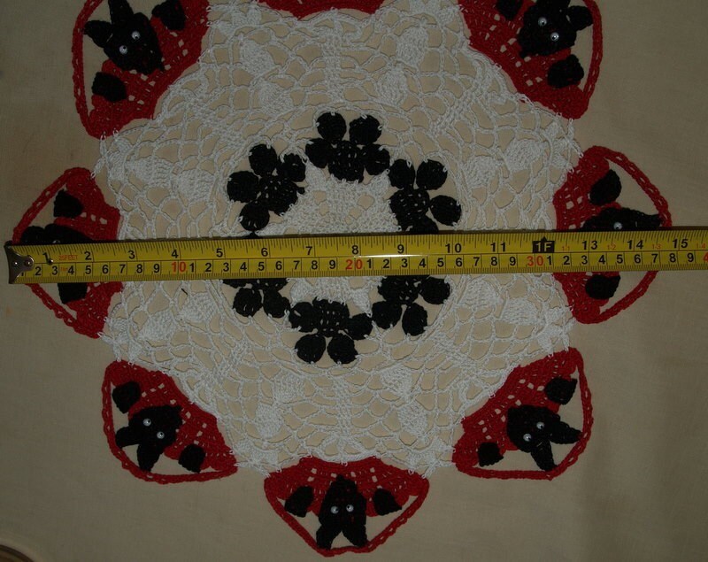 Dogs in Baskets Crochet Doily Pattern - Etsy