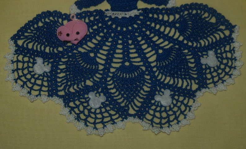 Kitty Cat Girl Doily Crochet Pattern image 5