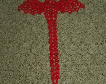 Crochet Dragon Bookmark or Motif