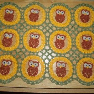 Owl See You Around -  Crochet Owls   Doily Pattern