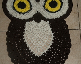 Crochet  Owl Rug Pattern