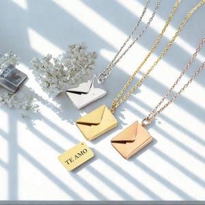 Collar con inicial de billetera personalizada con letras – Cadena de oro con iniciales de circonita – Regalo para mujer – Collar con letras personalizado