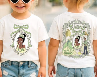 Camiseta de la Princesa Tiana y el Sapo de Disney, Camiseta de viaje de las Princesas Disney, Sudadera de viaje para chicas Disney, Sudadera con capucha del Príncipe Naveen de Disney