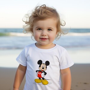 Disney Mickey & Friends Mickey Mouse Vintage Portrait Shirt, Mickey Minnie Donald Daisy Classic Pose Shirt, Disneyland Family Matching Shirt image 2