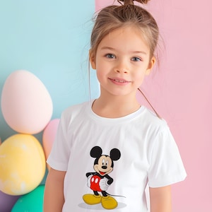 Disney Mickey & Friends Mickey Mouse Vintage Portrait Shirt, Mickey Minnie Donald Daisy Classic Pose Shirt, Disneyland Family Matching Shirt image 5