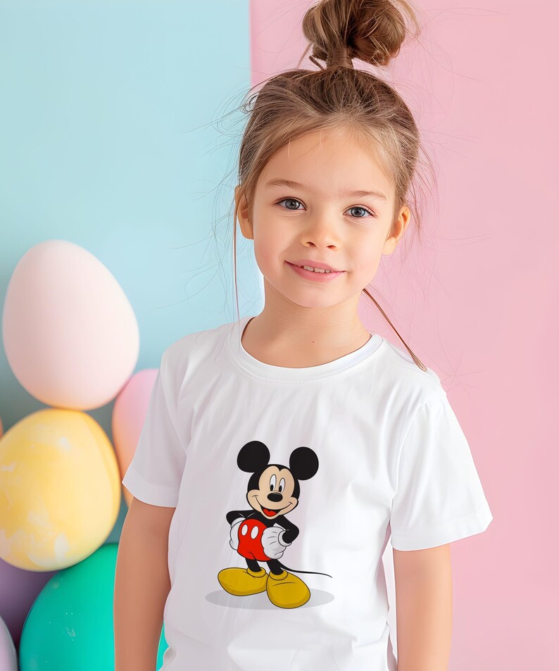 Disney Mickey & Friends Mickey Mouse Vintage Portrait Shirt, Mickey Minnie Donald Daisy Classic Pose Shirt, Disneyland Family Matching Shirt image 5