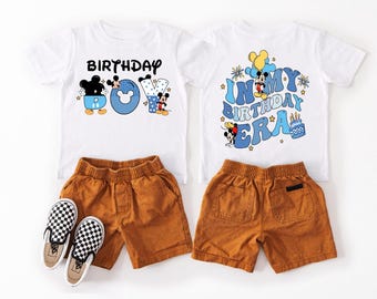 Mickey Mouse In My Birthday Era Shirt, Disney Birthday Boy Sweatshirt, Mickey Birthday Shirt, Birthday Party Sweater, WDW Birthday Trip Tee