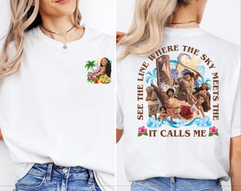 Disney Moana Shirt, Disney Moana and Friends Adventure T-Shirt, Ocean Adventure Tee, Maui and Moana Sweatshirt, It Calls Me Moana Sweater