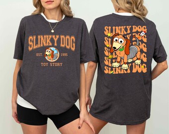 Disney Slinky Dog Shirt, Toy Story Slinky T-Shirt, Disney Dog Lover Sweater, Pixar Slinky Dog Tee, WDW Family Trip Shirt, Magic Kingdom Tee