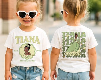 Disney Princess Tiana Shirt, Princess Tiana Birthday Girl T-Shirt, Disney Famliy Trip Tee, Disney Birthday Girl Tee, All Disney Princess Tee