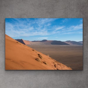 Sossusvlei Photography Print | Namibia Art | Desert Photography Print | Desert Decor | Desert Wall Art | Sand Dunes