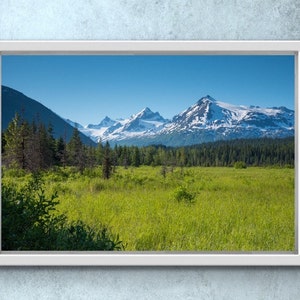 Alaskan Landscape Photography Print | Mountain Landscape Print | Mountain Art | Alaskan Art Print | Mountain Print