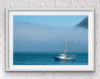 Tugboat Photography Print | Coastal Wall Art | Boat Photography Print | Ocean Print | Ocean Wall Art | Coastal Wall Decor | Coastal Decor