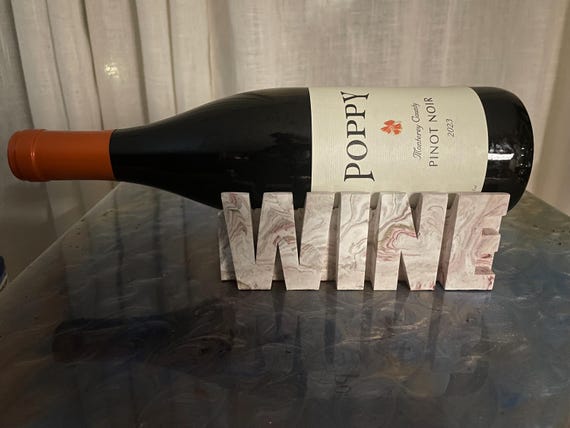 Handcrafted Gypsum Wine Holder