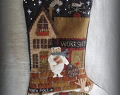 Letters to Santa Stocking PRINTED PATTERN by cheswickcompany