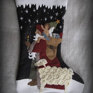 DIY KIT or PATTERN - Light of the World Stocking by cheswickcompany