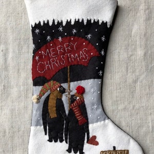 PDF DOWNLOAD DIY Winter Wonderland Stocking Pattern by cheswickcompany