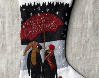 PDF DOWNLOAD DIY Winter Wonderland Stocking Pattern by cheswickcompany