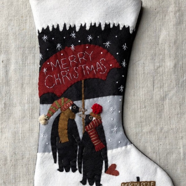DIY KIT - Winter Wonderland Stocking by cheswickcompany
