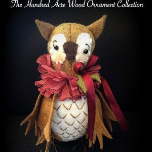 PDF DOWNLOAD DIY Owl Pattern The Hundred Acre Wood Ornament Collection by cheswickcompany