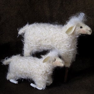 PDF DOWNLOAD DIY - Mama Sheep and Baby Pattern - Second in the Manger Series for Nativity 2011 by cheswickcompany