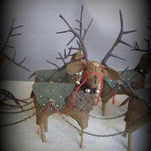 PDF DOWNLOAD DIY Eight Tiny Reindeer Pattern by cheswickcompany image 4