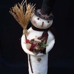 PADRÃO DIY - Boneco de neve e rato de Natal de arte popular primitiva por cheswickcompany