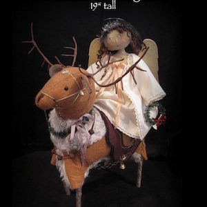 DIY PATTERN - Noble & Ivy - Angel Riding a Reindeer by cheswickcompany