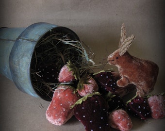 DIY PATTERN - A Berry Delightful Bunny by cheswickcompany