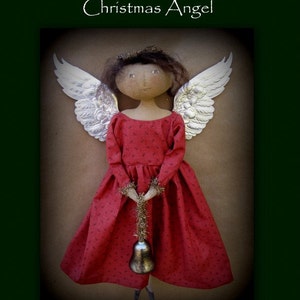 DIY PARTIAL KIT - Every Time a Bell Rings Christmas Angel by cheswickcompany
