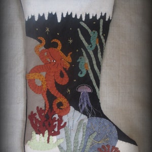 DIY PDF Digitales PATTERN My Octopus Stocking Weihnachtsstrumpf by cheswick company