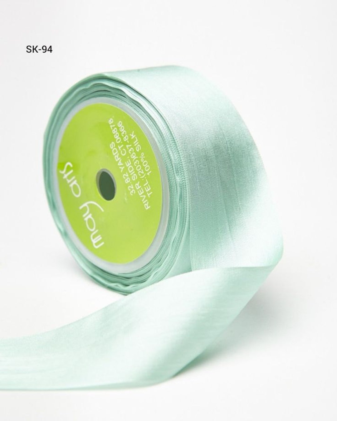 3 Yards SPRING BLUE Silk Ribbon 1.25 Inches Wide Cheswickcompany - Etsy