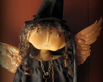 PDF DOWNLOAD DIY Isabelle Brimstone Halloween Angel Pattern by cheswickcompany