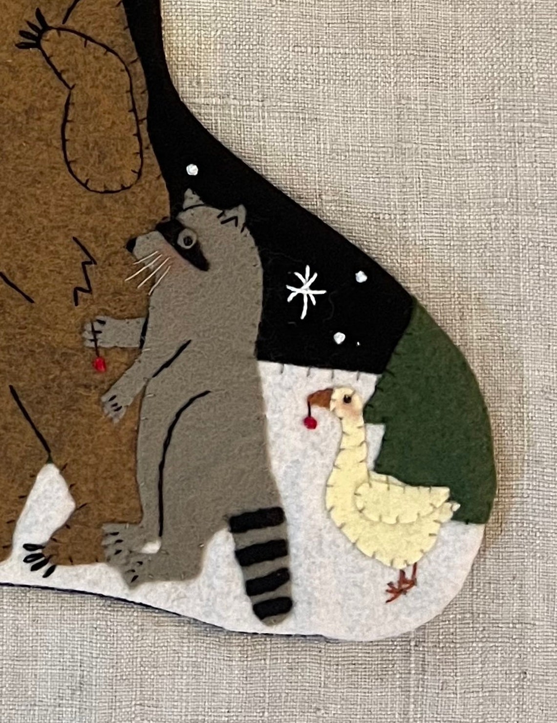 DIY PATTERN - Decorating the Tree Stocking by Cheswickcompany- Made in ...