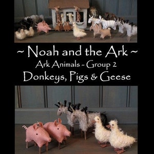 PDF DOWNLOAD DIY Noahs Ark- Ark Animals Group 2 Pattern by cheswickcompany