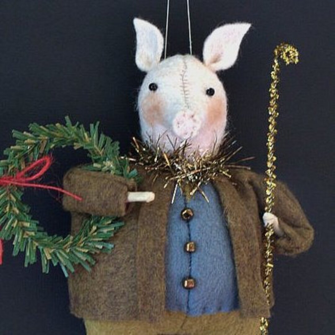 PDF DOWNLOAD DIY - Pigling Bland Pattern - Beatrix Potter Ornament ...