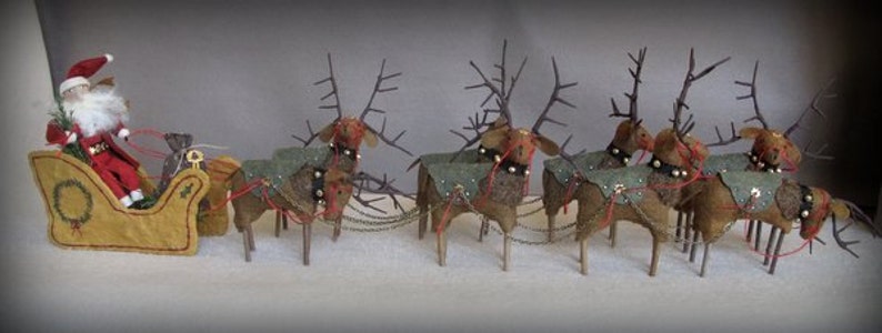 PDF DOWNLOAD DIY Eight Tiny Reindeer Pattern by cheswickcompany image 2