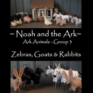 PDF DOWNLOAD DIY - Noahs Ark- Ark Animals Group 3 Pattern by cheswickcompany