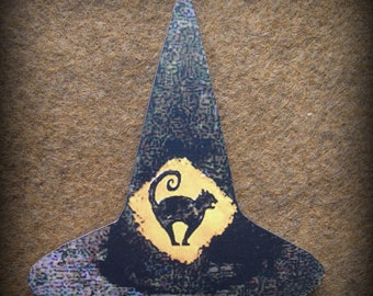 Witch Hat Needle Minder with double magnet by cheswickcompany