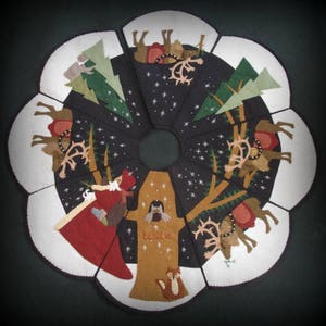 MOTIF PDF Jupe de sapin de Noël pleine taille à faire soi-même - 36" de diamètre - par cheswickcompany en téléchargement numérique