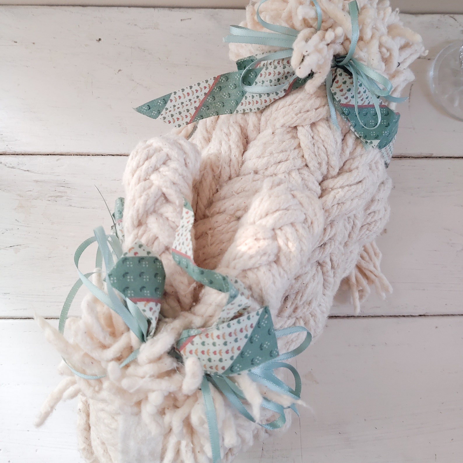 Vintage handmade mop bunny Etsy